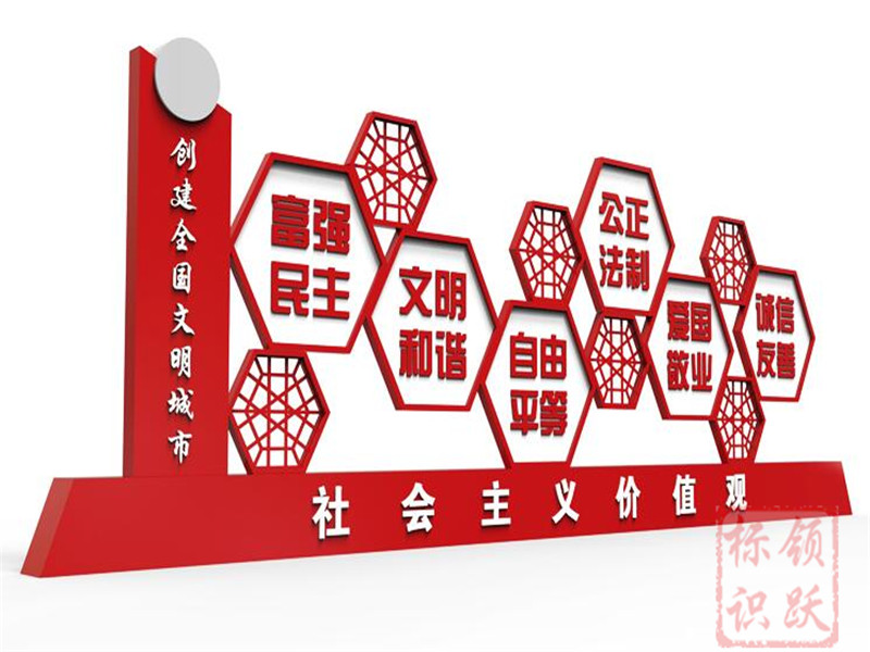 工业园区党建标识牌制作